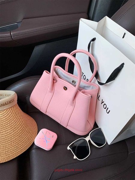 

original h home tote bags wholesale layer cowhide pink garden bag genuine leather versatile womens large capacity handbag one shoulder cr ha