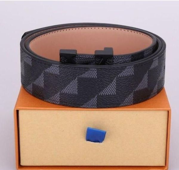

2023 mens desinger belt leather fashion louis accessories vuitton luxury letter louise waistband big gold buckle vutton casual viuton busine, Black;brown