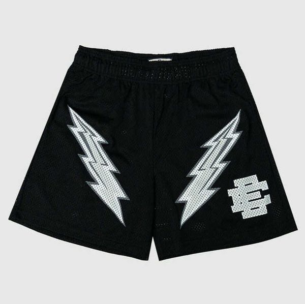 

fashion luxury men's ee shorts basic eric emanuel new york city skyline men women jog casual loose fitness sports beach pants classics, White;black
