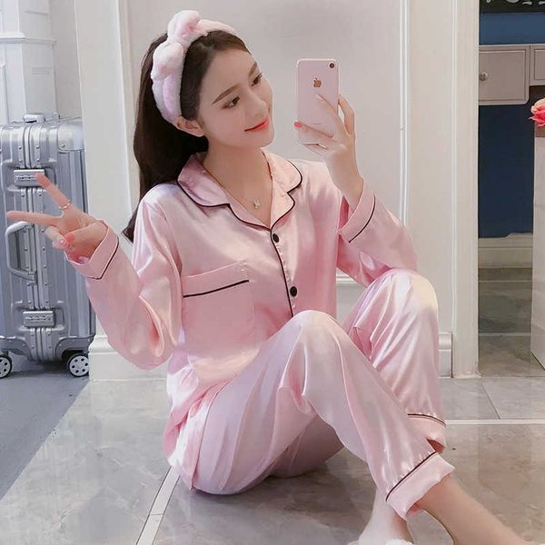 

women's sleep lounge 2023 satin silk pajamas for women summer pyjamas home clothes women nightwear pajama set long nightgown plus size