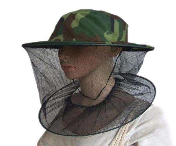 

mosquito head net hat wide brim anti insect bee protective mesh cover face mask bucket hats for beekeeping beekeeper9547780, Black;white