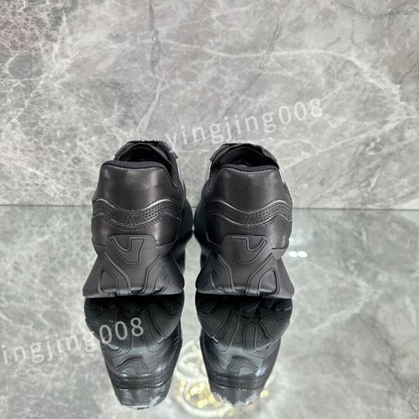 

2023 new luxurys ladies graffiti white shoes mens leather casual shoes platforms print fashion personality couple sneakers women xinshidai23, Black