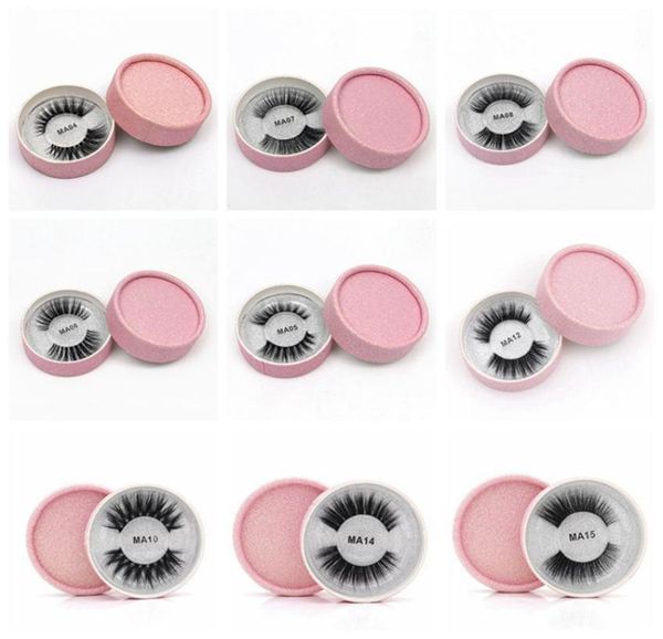 

3d faux mink eyelashes false mink eyelashes 3d silk protein lashes 100 handmade natural fake eye lashes with gift box r00372367975