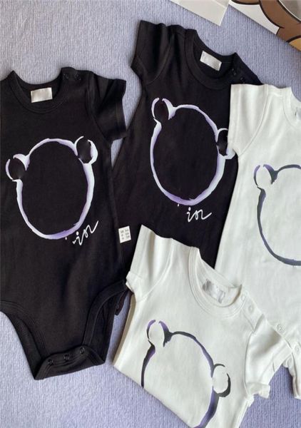 

newborn summer onesies rompers clothing short sleeve kids crawl clothes cute bear baby girls boys jumpsuits1403382, Blue