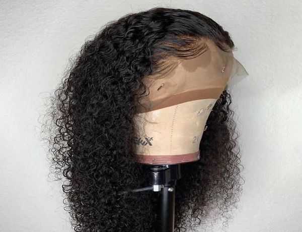 

13x4human hair wig curly lace front human hair wigs for black women brazilian remy bleached knots pre plucked with baby hair3879120