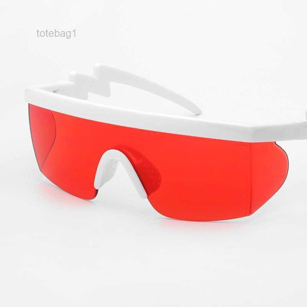 

new sports cycling glasses for men and women trend frame eyes curved feet large color film sunglasses lbe4 1 jzwd, White;black