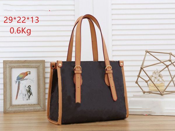 

and large capacity fashionable women's classic printed leather designer bag shopping bag onthego backpack crossbody bag