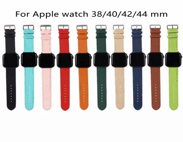

designer watchbands strap for apple watch band 42mm 38mm 40mm 44mm iwatch 5 4 3 2 bands fashion leather smart straps watchband who8985077, Black;brown