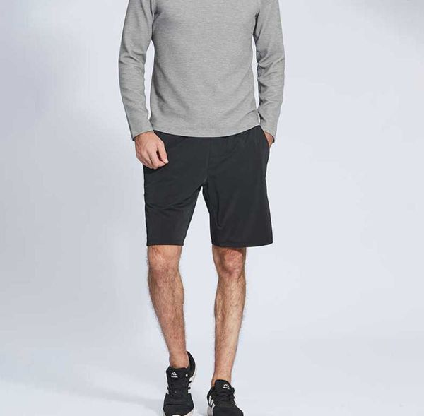 

lulu men shorts athletic quick drying workout zipper pockets training gym casual fitness running short pant man new fitness shorts in europe, White;black
