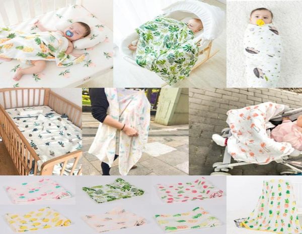 

pudcoco soft large cotton baby blanket breathable muslin swaddle squares bamboo fiber blanket infant wrap towel 120x120 cm2828517