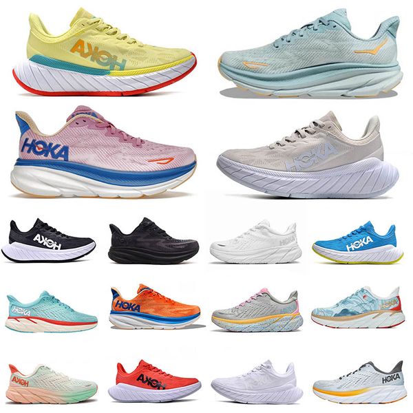 

new hoka be current one one clifton 9 running shoes vibrant red black harbor mist hokas bondi 8 people cloud blue men women athletic