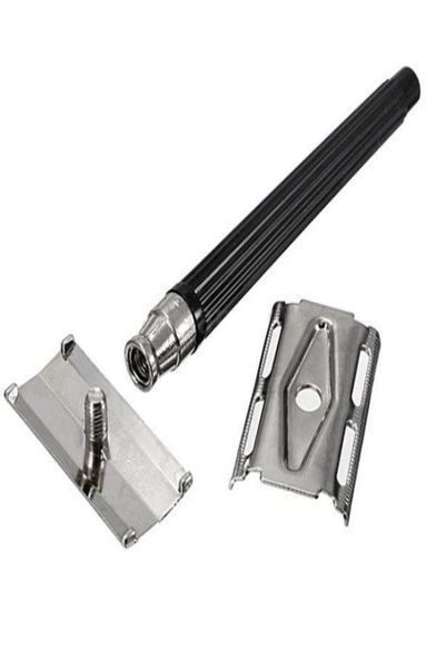 

traditional men hand double edge safety razor classic stainless steel shaving hair blade razor manual5433006