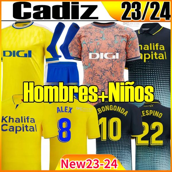

23 24 cadiz soccer jerseys cadiz cf carnaval negredo camisetas de futbol 2023 2024 lozano alex bodiger juan cala camiseta a liga new sport m, Black;yellow