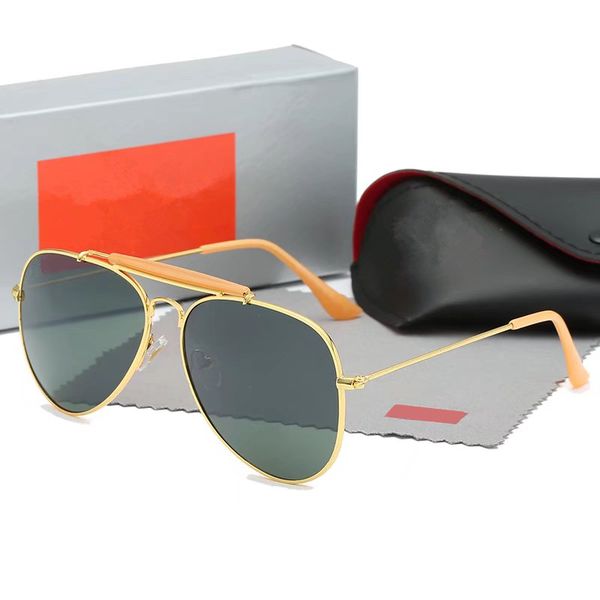 

fashion sunglasses brand designer trendy luxury women men shades sun glasses retro eyewear uv400 rays aviation vintage sunglass with box, White;black
