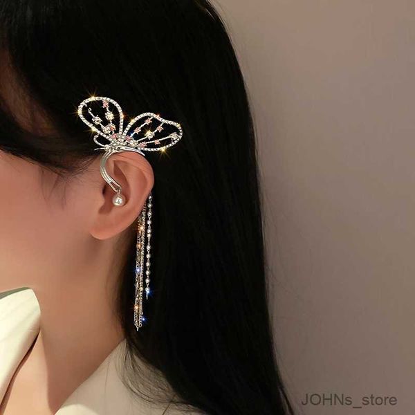 

stud new diamond pearl crystal butterfly earring for women fashion earring party daily wear jewelry gifts r230630, Golden;silver