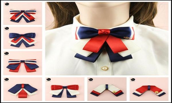 

bow ties women girls necktie wedding party jk uniform neck tie lady for man suits el work slim rubber gravatas ladies1180612, Black;gray