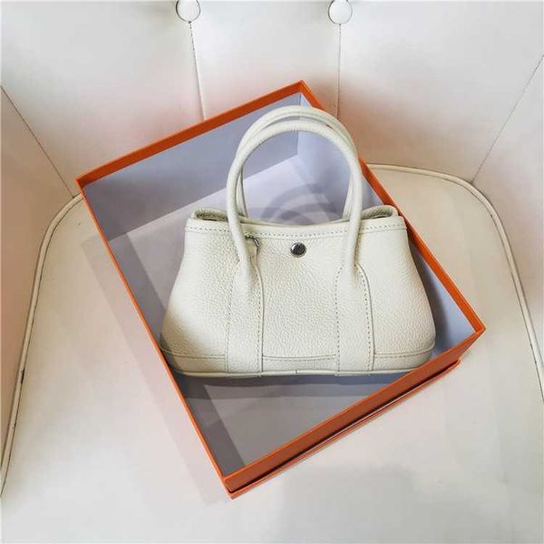 

original designer bags h home cowhide 2023 new women's bag single shoulder diagonal fashion mini garden leather strap handbag o95p