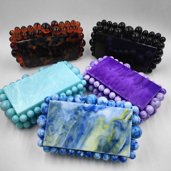 

ins same acrylic cloud plastic bag candy color bag one shoulder crossbody bag hand held small square bag chain strap bag women's bag