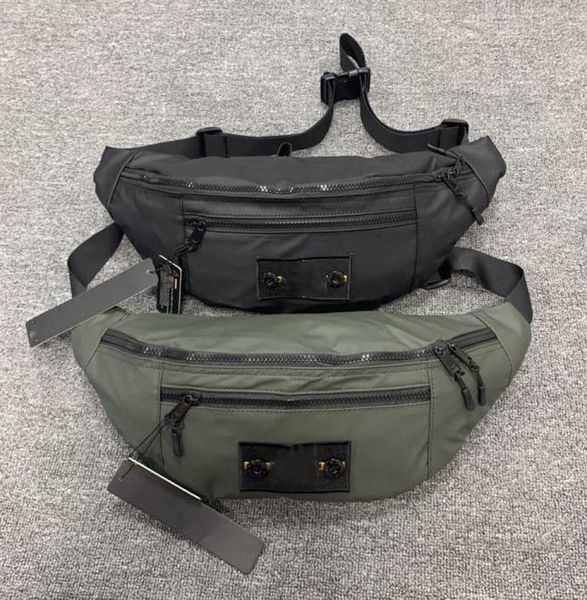 

2020 pack stone waist fanny messenger pack waist bag men canvas hiphop belt bag men messenger bags 20ss small shoulder bag8066148