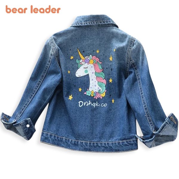 

jackets bear leader girls denim coats brand spring kids clothes cartoon coat embroidery children clothing for 3 8y 230630, Blue;gray