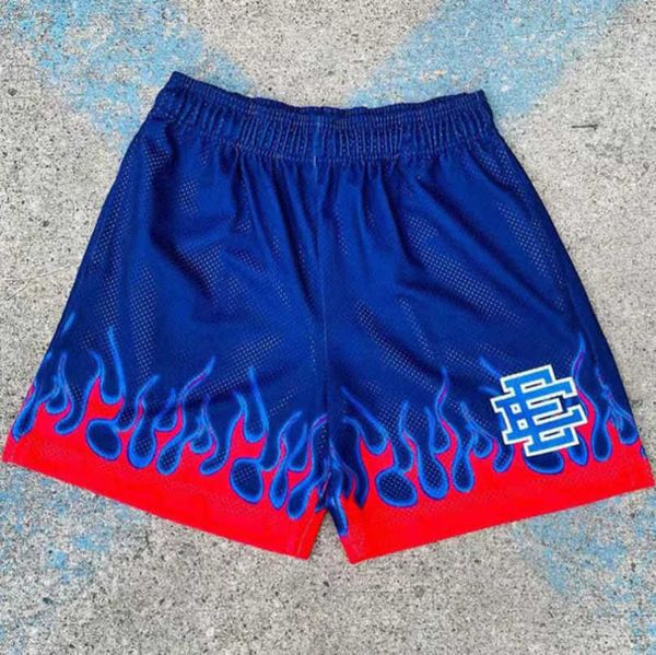 

fashion luxury men's ee shorts basic eric emanuel new york city skyline brand men women basketball pants casual loose fitness sports me, White;black