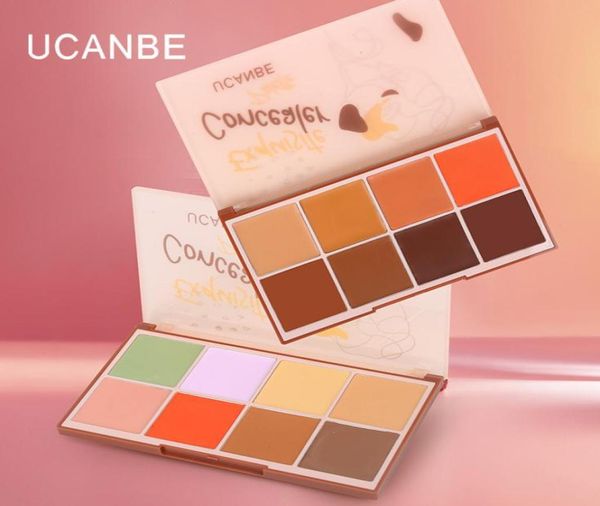 

professional makeup concealer powder palette 8color contour face make up maquiagem highlighter facial foundation5458270