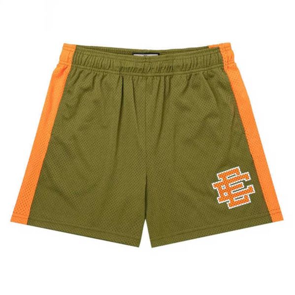 

luxury men's fashion ee shorts basic eric emanuel new york city skyline brand men women running sports quarters casual quick pants loos, White;black