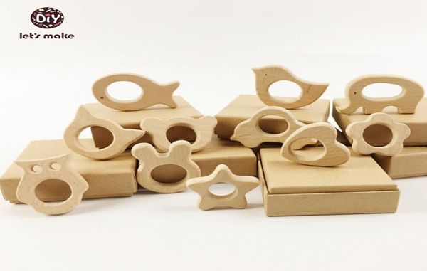 

let039s make diy pendent hand cut birds 10pcs wooden birds teether natural beech wooden product 2103117989389