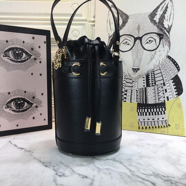

designer bag womens mini bucket bag stylish tote bag leather shoulder bag temperament wallet card bag 637115