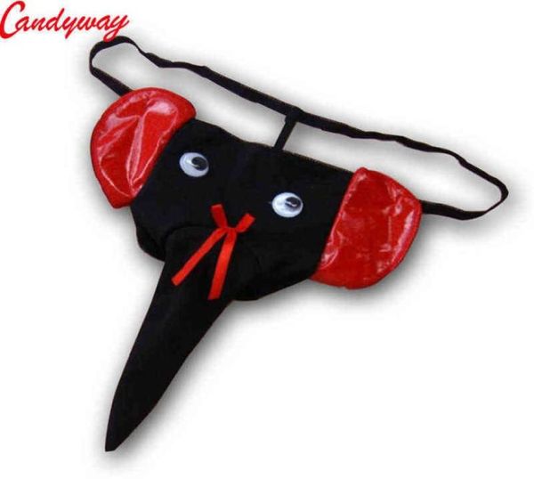 

elephant gstrings pant cosplay lover for man thongs product role briefs lingerie bd013 w2203249477260, Red;black