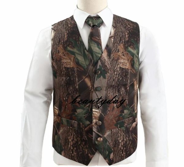 

2021 new camo boy039s formal wear camouflage vests for wedding party kids ring bearer attire formal wear custom made5512490, Black