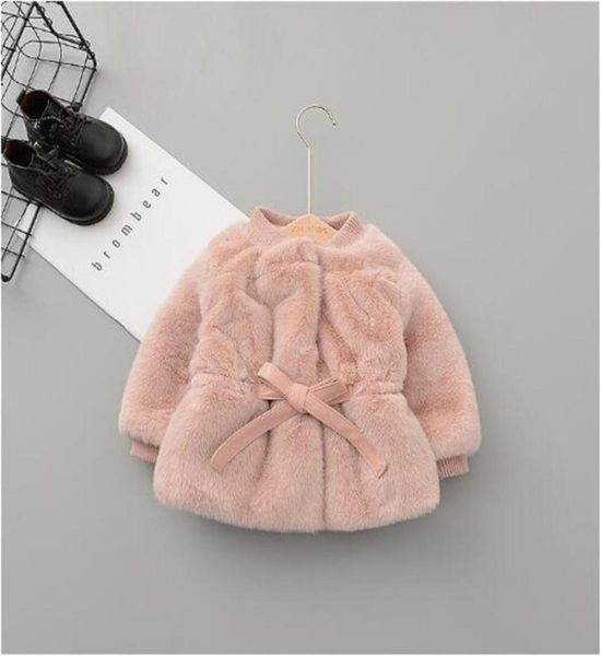 

girls childen imitation mink velvet jacket fashion cardigan coat winter puls thichen warm princess clothing overcoat9904237, Blue;gray