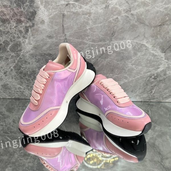 

2023 ladies graffiti white shoes mens leather casual shoes platforms print fashion personality couple sneakers women xinshidai230403, Black