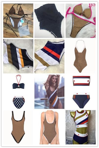 

fd swimsuit new style lady one piece swimsuit women plus size swimwear retro vintage bathing suits beachwear f letter printed swim7890772
