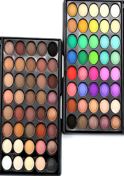 

popfeel 40 colors matte nude waterproof eye shadow palette 2 different colors dhl 340859