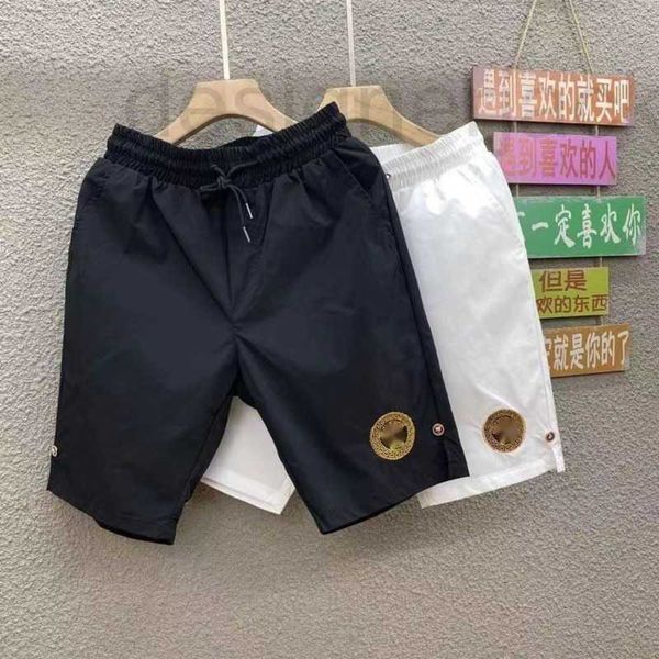 

men's shorts designer beach pants medusa embroidery shorts outdoor sports quick drying swimming trunks designer casual five point fashi, White;black
