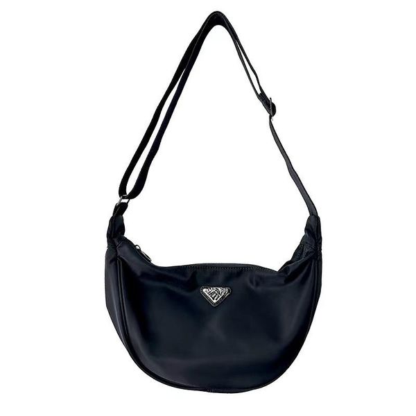 

2023new nylon oxford cloth dumpling bag senior sense of leisure foreign style full crescent bag fashion single shoulder crossbody bag