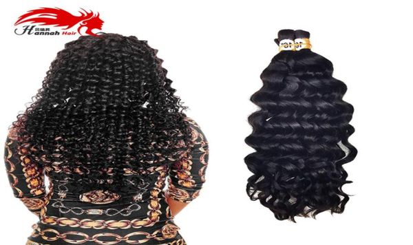 

human hair for micro braids deep curly braiding hair bulk no attachment 16quot26quot3897764, Black