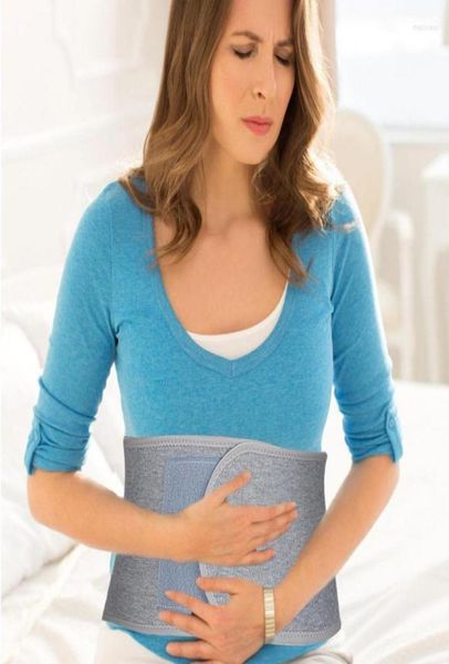 

waist support warm wasit belt stomach warming protective band lumbar waistband camping cycling cover tool6172768, Black;gray