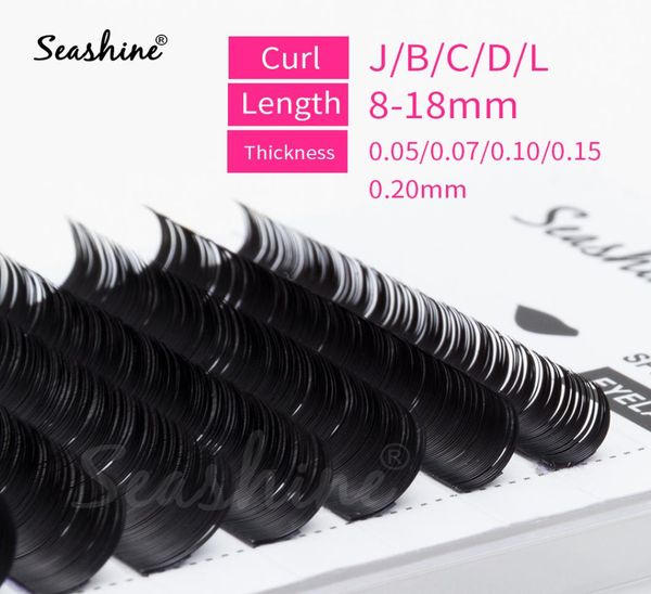 

seashine volume natural eyelash extension classic eyelashes individual eyelashes makeup tool korea fiber 1 trays c d curl 815mm7580068
