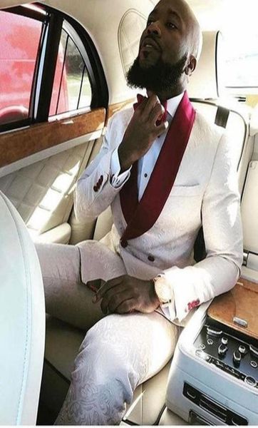 

new fashionable groom tuxedos groomsmen one button ivory paisley shawl lapel man suit wedding men039s blazer suits jacket6850336, Black;gray