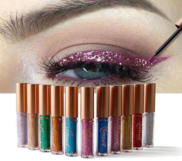 

glitter eyeliner makeup shining cosmetics 12 colors shimmer metallic eyeliner liquid lady eye makeup beauty tool4744090
