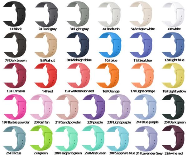 

for apple silicone watch bands iwatch6 se 38mm 40mm 42mm 44mm series 54377472, Black;brown
