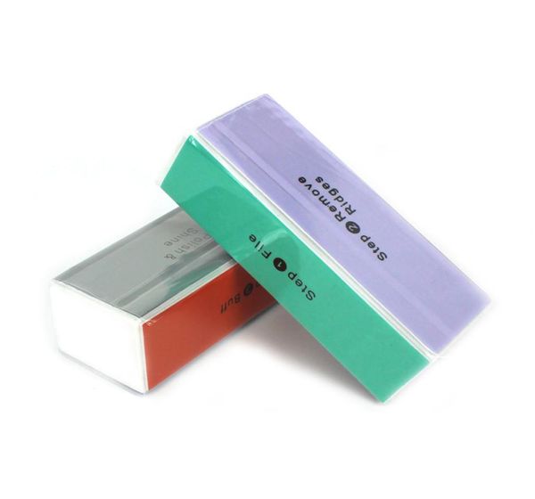 

whole 1pcs retail nails buffer files 4 sides 9cmx3cm block pedicure manicure buffing sanding nail art tools for makeup1485204