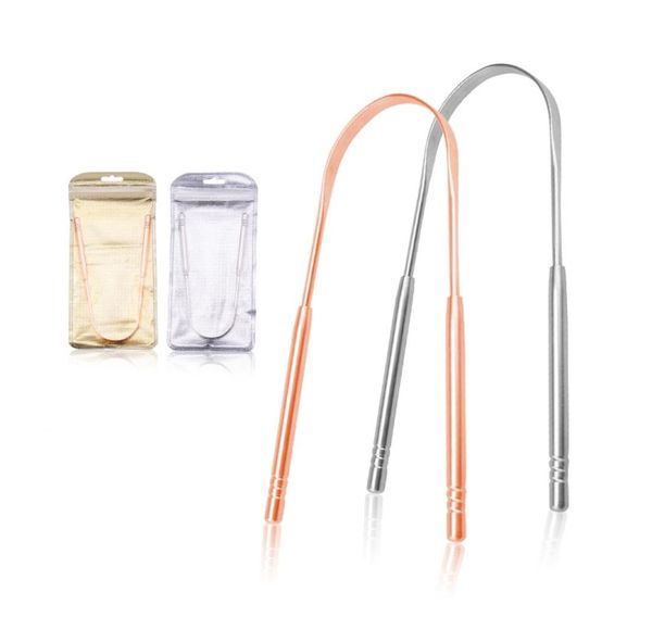 

stainless steel tongue scraper cleaner fresh breath cleaning coated tongue toothbrush dental oral hygiene care tools3933964