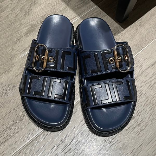 

slipper sandals designer slippers luxury brand sandals women's fashion classic floral brocade slippers flats leather rubber flip flop b, Black