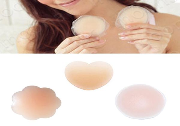 

reusable round shape silicone breast petal pasties adhesive nipple cover pads invisible bra patch shaper sticker tape2696660