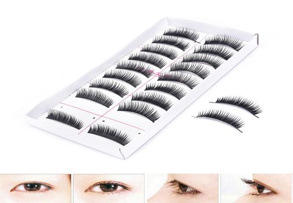 

20 styles false eyelashes 10 pairs makeup natural fake thick eye lashes black nautral handmade 3d long eyelashes beauty eye makup 6845271