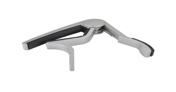 

new aluminium alloy silver capo guitar accessories silver9975429