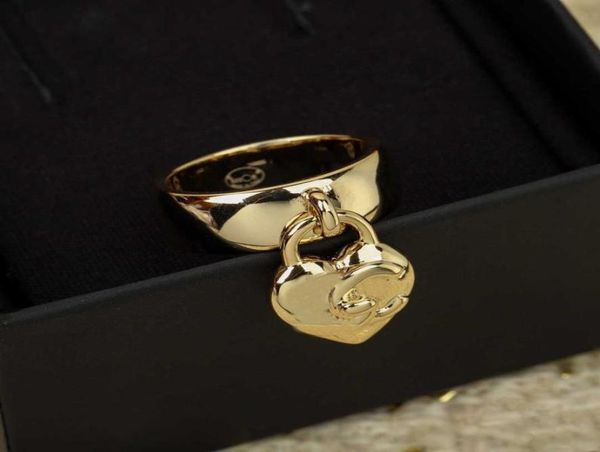 

2022 luxury quality charm punk band ring in 18k gold plated have stamp heart shape ps7215a5530735, Silver